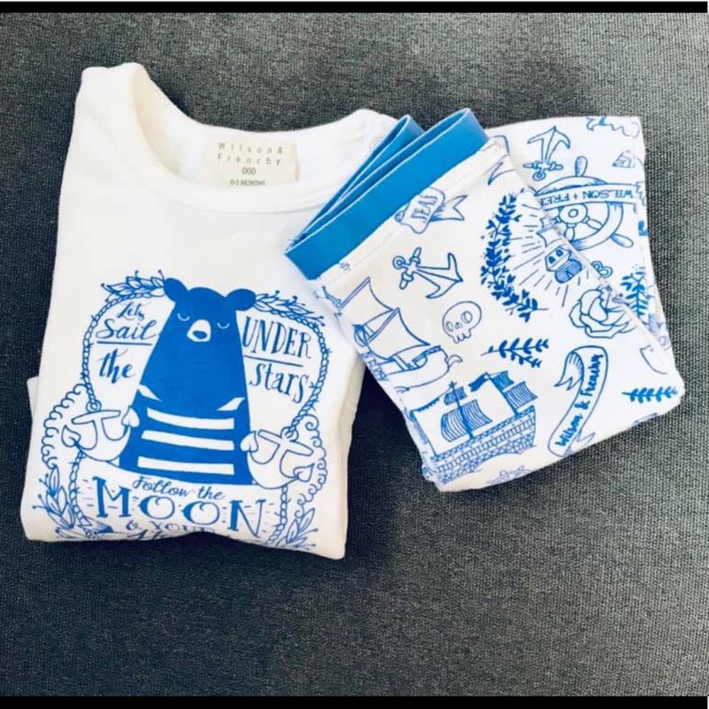 Newborn Wilson and Frenchy set.